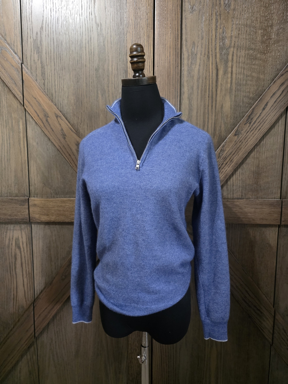 Peter Millar Cashmere Blend Zip-Neck Sweater